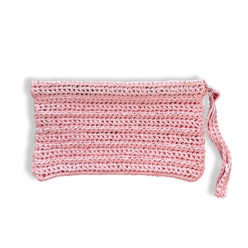 line 'em up lorna crochet kit in pink
